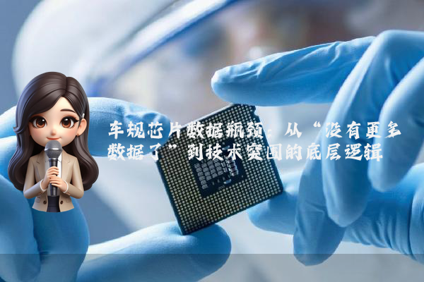 车规芯片数据瓶颈：从“没有更多数据了”到技术突围的底层逻辑