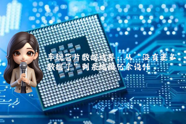 车规芯片数据边界：从“没有更多数据了”到系统级冗余设计